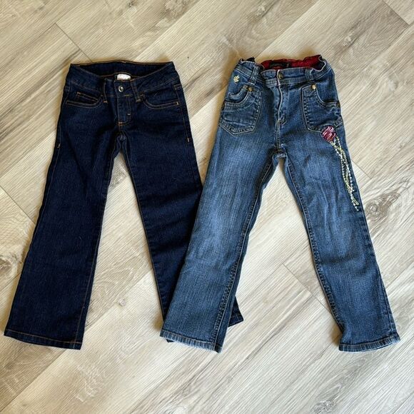 ROCAWEAR & Faded Glory Bootcut Jeans Bundle Set Size 4 - Picture 1 of 8